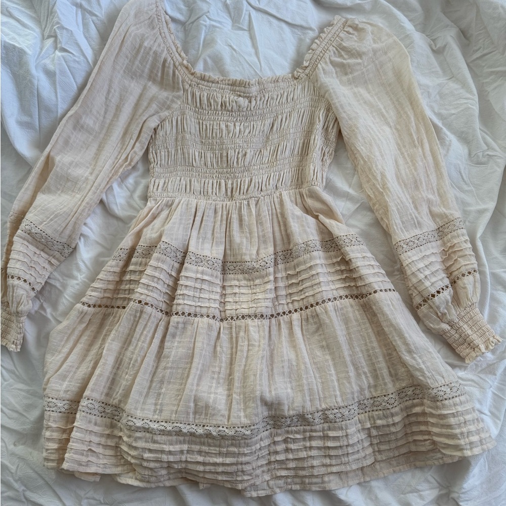 Elegant Cream Kids Dress